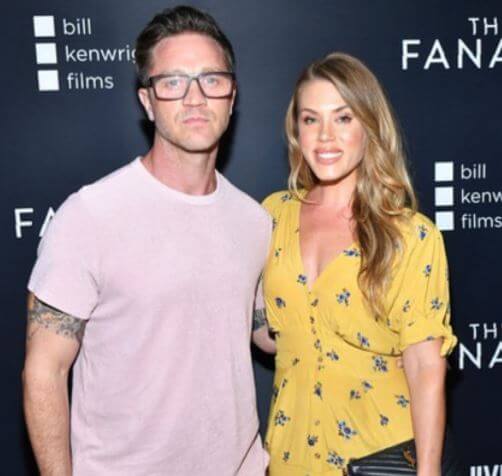 Dawni Sahanovitch with her husband Devon Sawa.